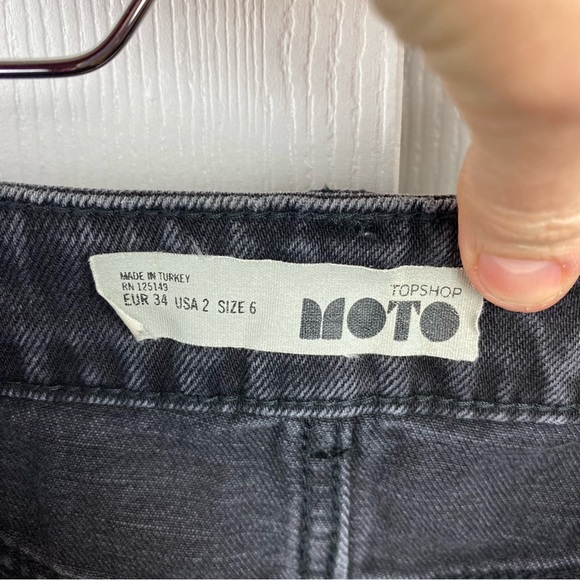 Topshop Moto Denim Skirt - Picture 4 of 8